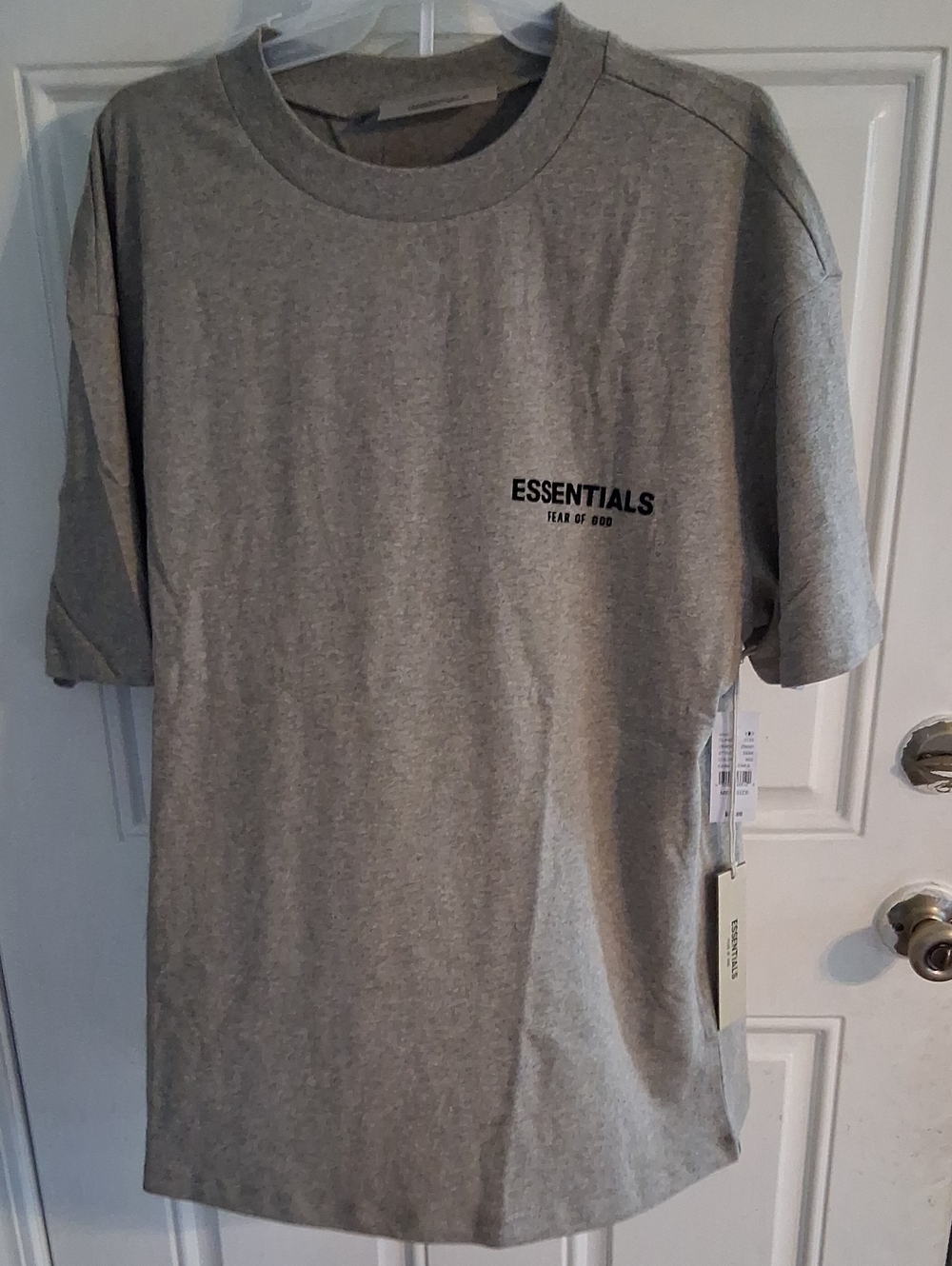 Essentials Men's Short Sleeve Dark Oatmeal Tshirt